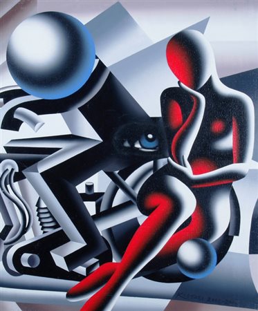 KOSTABI MARK (Los Angeles 1960) "Almost Knowhere" 2008-2010 Olio su tela cm....