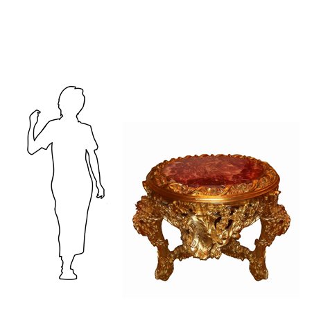 Tavolo rotondo da centro piano in ametista