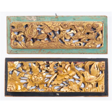 MANIFATTURA ORIENTALE DELLA FINE DELL'800, Due fregi