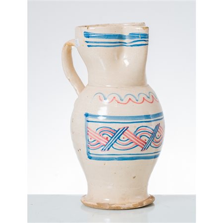 MANIFATTURA DELL'ITALIA MERIDIONALE DEL XIX SECOLO, Brocca