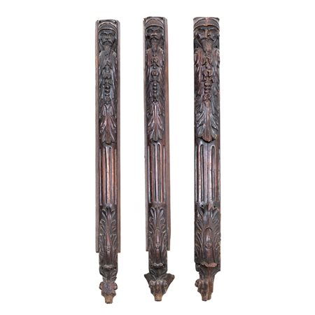 MANIFATTURA SICILIANA DEL XIX SECOLO, Tre elementi