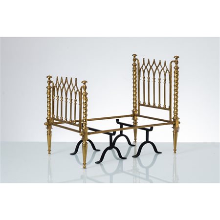 MANIFATTURA SICILIANA DEL XIX SECOLO, Modellino di letto