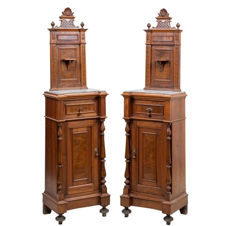 MANIFATTURA SICILIANA SECONDA METÀ XX SECOLO, Coppia comodini