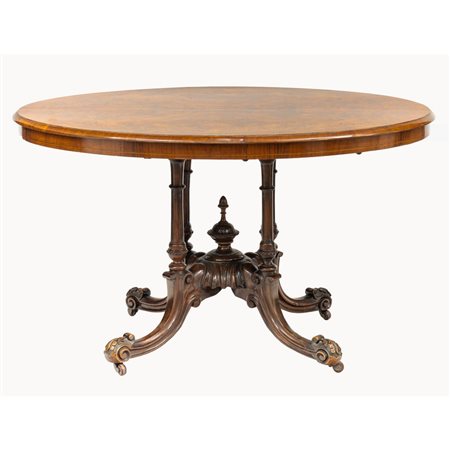 MANIFATTURA INGLESE DELLA FINE XIX SECOLO, Tavolo da centro