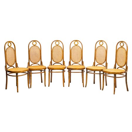 MANIFATTURA EUROPEA DEI PRIMI DEL '900, Sei sedie