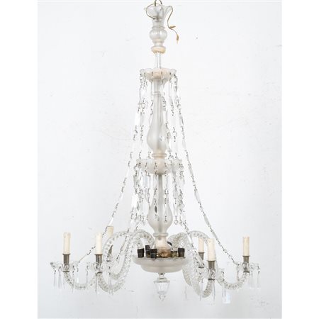 MANIFATTURA ITALIANA DEL XIX SECOLO, Lampadario