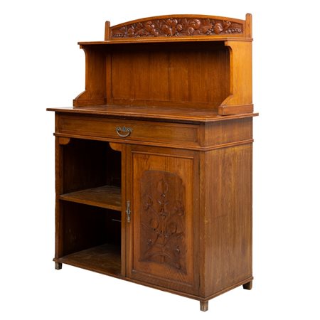 MANIFATTURA SICILIANA DEI PRIMI DEL '900, Piattaia con alzata