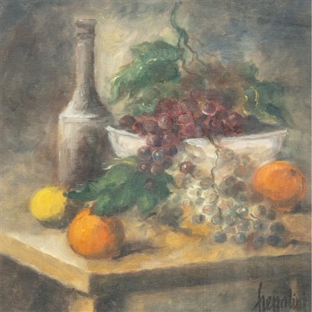 GIANFRANCO FREZZOLINI, Natura morta, Olio su tela