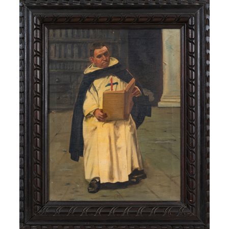 PITTORE DEL XIX/XX SECOLO, Monaco, Olio su tela