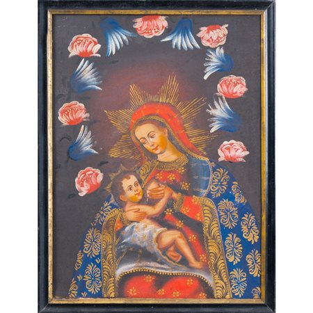 PITTORE SUDAMERICANO DEL XX SECOLO, Olio su tela.