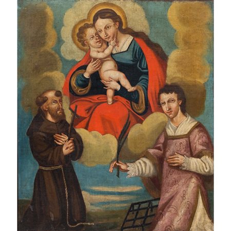 SCUOLA SICILIANA DELLA FINE DEL XVIII SECOLO, Olio su tela