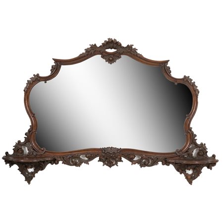 MANIFATTURA SICILIANA DELLA FINE DEL XIX SECOLO, Specchiera