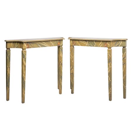 MANIFATTURA SICILIANA DEL XX SECOLO, Coppia di consolle