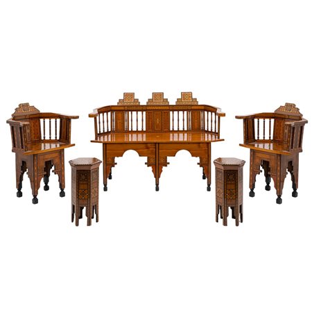 MANIFATTURA SIRIANA DEL XIX SECOLO, Salotto