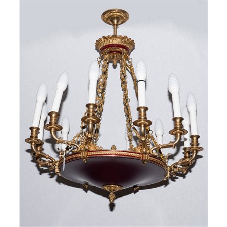 MANIFATTURA ITALIANA DEL XX SECOLO, Lampadario