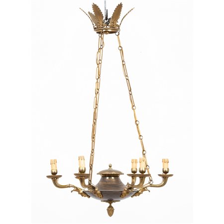 MANIFATTURA ITALIANA DEL XX SECOLO, Lampadario