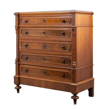 MANIFATTURA SICILIANA SECONDA METÀ DEL XX SECOLO, Cassettiera