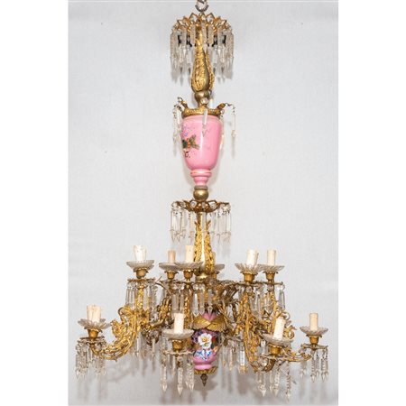 MANIFATTURA ITALIANA DELLA FINE DELL'800, Lampadario