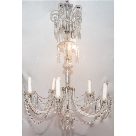 MANIFATTURA ITALIANA DELLA FINE DEL XIX SECOLO, Lampadario