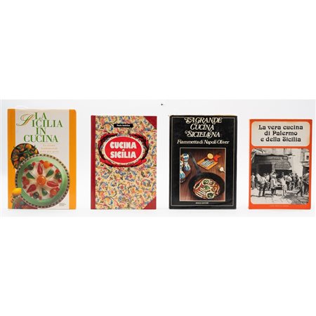 QUATTRO VOLUMI DI CUCINA E RICETTE GASTRONOMICHE