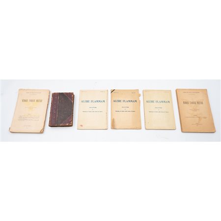 SEI TRA VOLUMI ED OPUSCOLI DI MILITARIA E VARIA