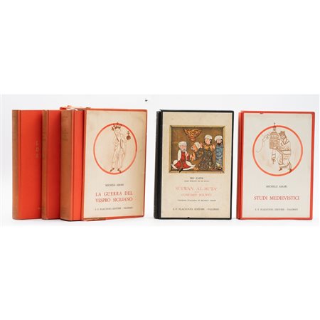 CINQUE VOLUMI IN COFANETTO DELLE EDIZIONI FLACCOVIO DI PALERMO