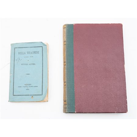 DUE RARE PUBBLICAZIONI OTTOCENTESCHE EDITE IN SICILIA