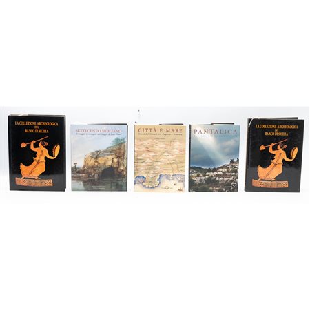 CINQUE  VOLUMI D’ARTE SULLA SICILIA