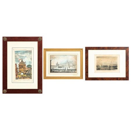 TRE STAMPE DEL XIX/XX SECOLO