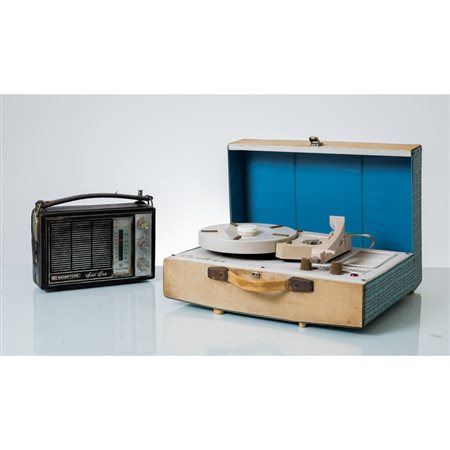 CURLISS LESA E SHARPTONE SOLID STATE, Giradischi e radio