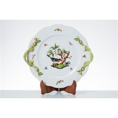 HEREND, Vassoio con manici