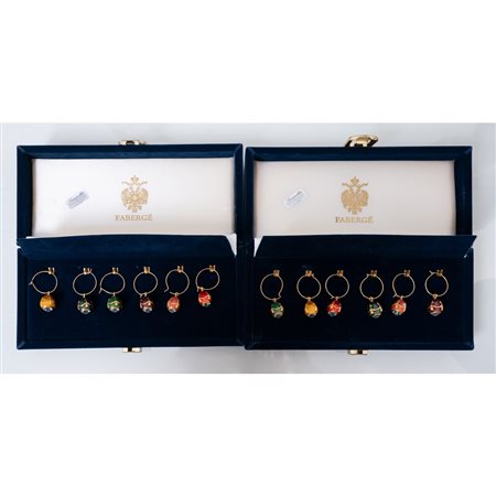 FEBARGÉ IMPERIAL COLLECTION, Dodici ciondoli per calici