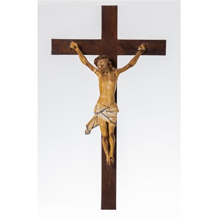 MANIFATTURA SICILIANA DEL XIX SECOLO, Crocifisso con Cristo
