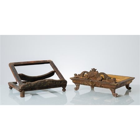 MANIFATTURA SICILIANA DEL XVIII SECOLO, Due leggìi