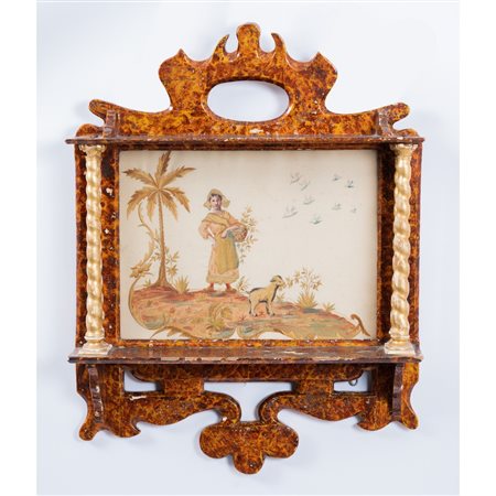 MANIFATTURA SICILIANA DEL XIX SECOLO, Piccola alzata