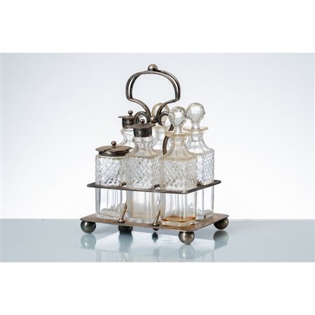 MENAGE in metallo argentato