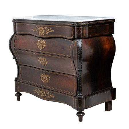 MANIFATTURA SPAGNOLA DEL XIX SECOLO, Cassettone