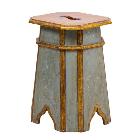 MANIFATTURA SICILIANA DELLA FINE DEL XVIII SECOLO, Sgabello