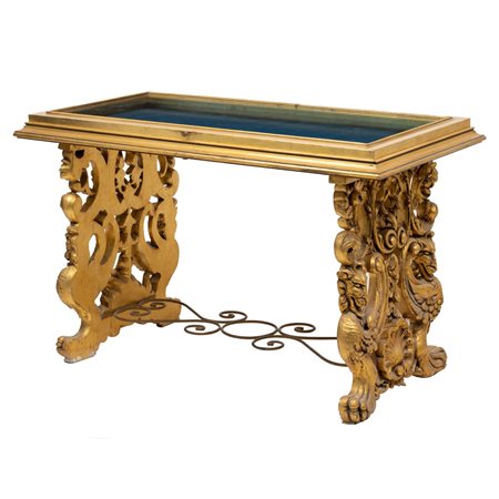 MANIFATTURA SICILIANA DEI PRIMI DEL '900, Tavolino/bacheca