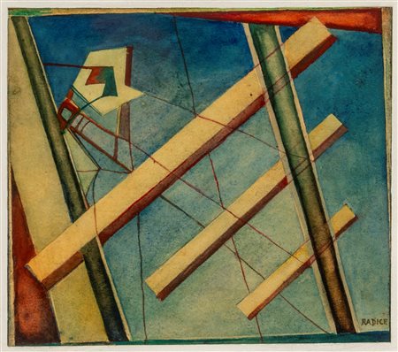 Mario Radice (Como 1898 - Milano 1987)  - Composizione V.3.S.B, 1941