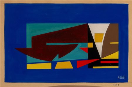 Atanasio Soldati (Parma 1896 - 1953)  - Tempera 11, 1953