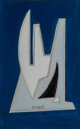 Atanasio Soldati (Parma 1896 - 1953)  - Composizione, 1951