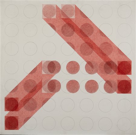 Carlo Nangeroni (New York  1922 - Calice Ligure 2018)  - Elementi dinamici, 1972