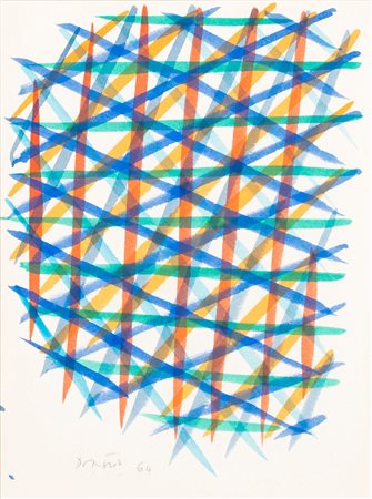 Piero Dorazio (Roma 1927 - Perugia 2005)  - Senza titolo, 1964