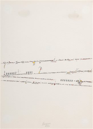 Vincenzo Accame (Loano 1932 - Milano 1999)  - Senza titolo, 1987