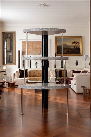 Ettore Sottsass Jr (1917 - 2007)  - Angoliera modello 'Cantone', 1981