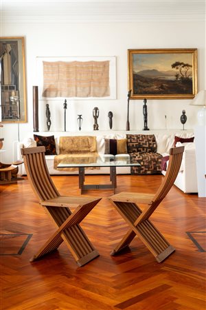 Paolo Uccello - Coppia di sedie modello 'Tomasa', 1983