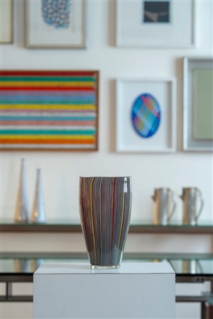 James Carpenter - Vaso della serie 'Zebra', 1980 circa
