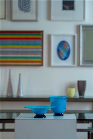 Paolo Venini (1895 - 1959)  - Coppia di vasi della serie 'Anni Trenta', 1930 circa