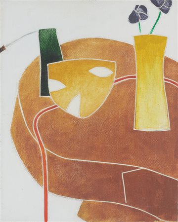 Emilio Tadini (Milano 1927 - 2002)  - Natura morta, 1980